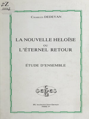 cover image of La nouvelle Héloïse ou L'éternel retour, de Jean-Jacques Rousseau
